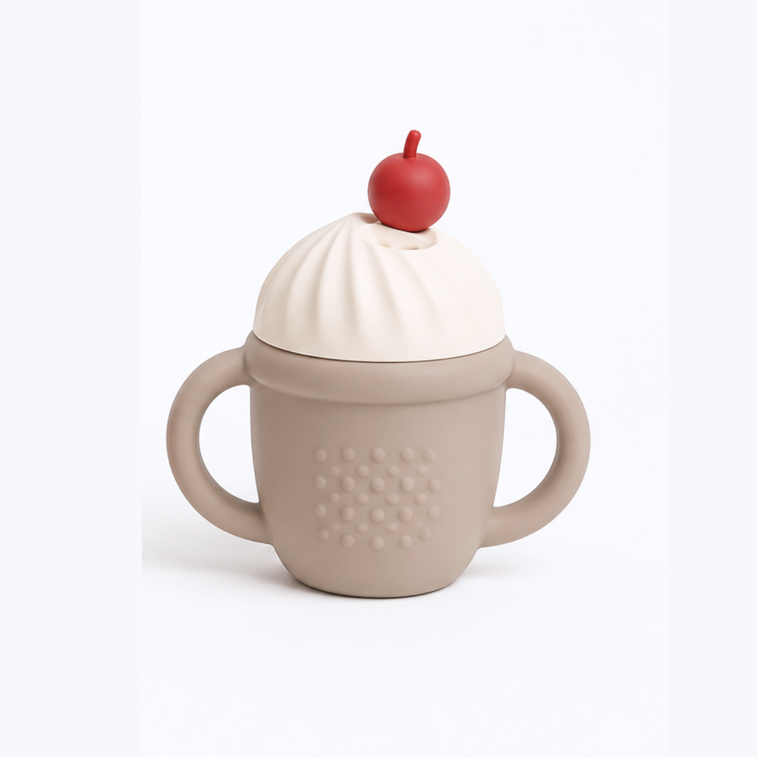 Ice Cream Silicone Handled Cup
