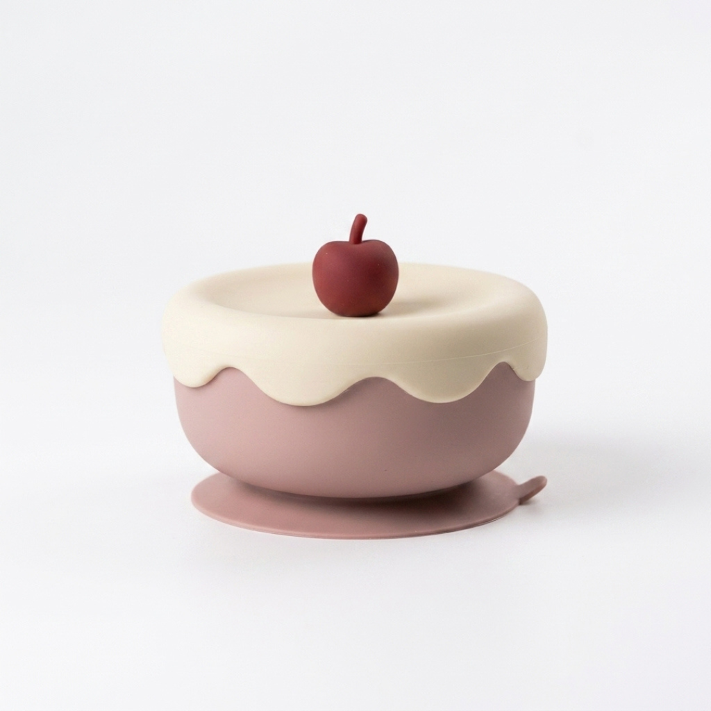 Ice Cream Silicone Bowl with Lid