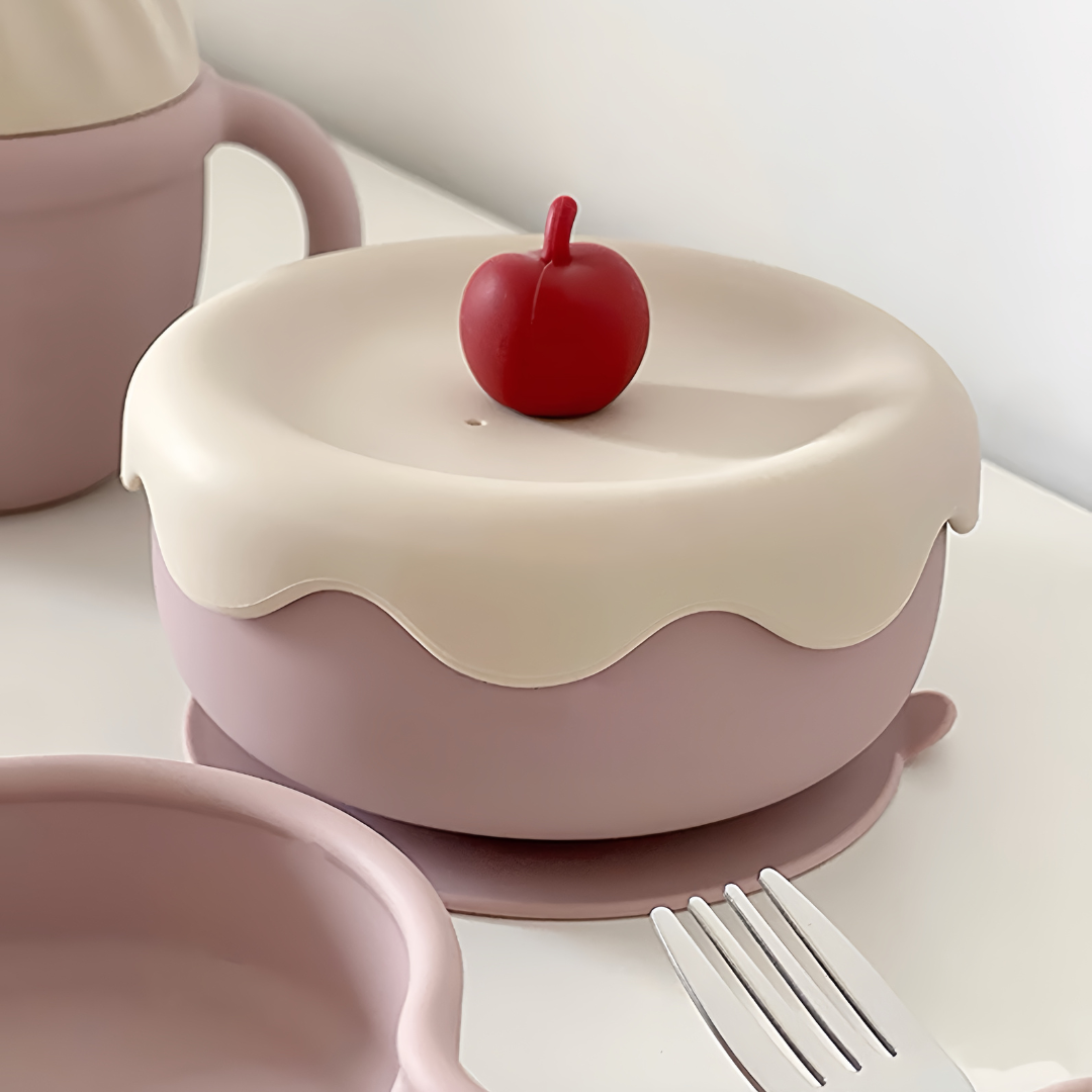 Ice Cream Silicone Bowl with Lid