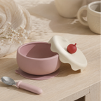 Ice Cream Silicone Bowl with Lid