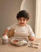 Ice Cream Silicone Baby Feeding Set – 6-Piece Mealtime Set