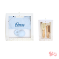 Personalized Baby Towel, Bath Toy & Hair Brush Set – Soft Bath Gift - baby bath gift set by Mommy's Charms
