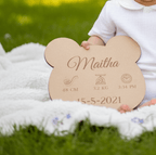 Personalized Birth Stats Plaque | Nursery Décor Keepsake