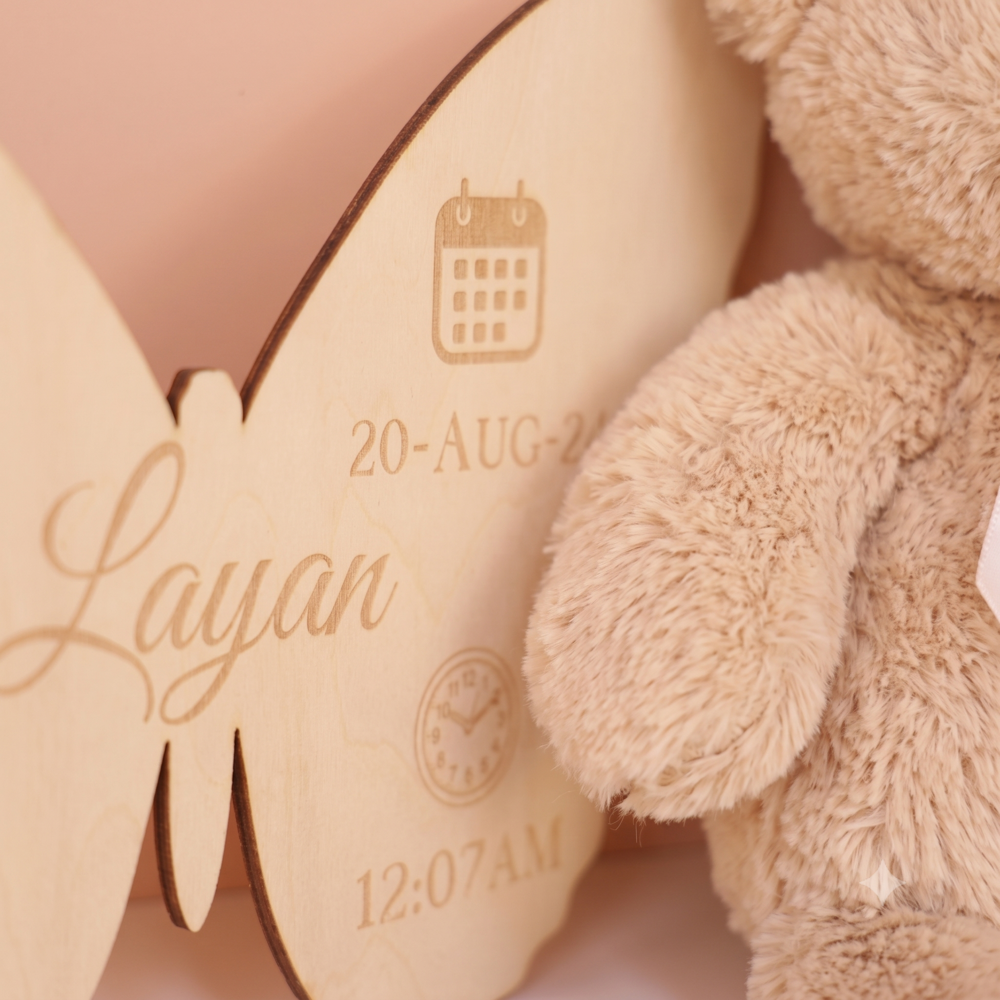 Personalized Birth Stats Plaque | Nursery Décor Keepsake