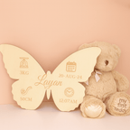 Personalized Birth Stats Plaque | Nursery Décor Keepsake