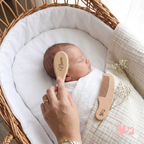Personalized Baby Hair Brush Set – Engraved Name Grooming Kit