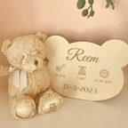 Personalized Birth Stats Plaque | Nursery Décor Keepsake