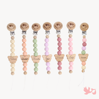 Personalized Pacifier Clip – Butterfly
