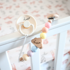 Personalized Pacifier Clip & FRIGG Set – Cloudy Dreams