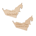 UAE WOODEN MAP FIRST NATIONAL DAY