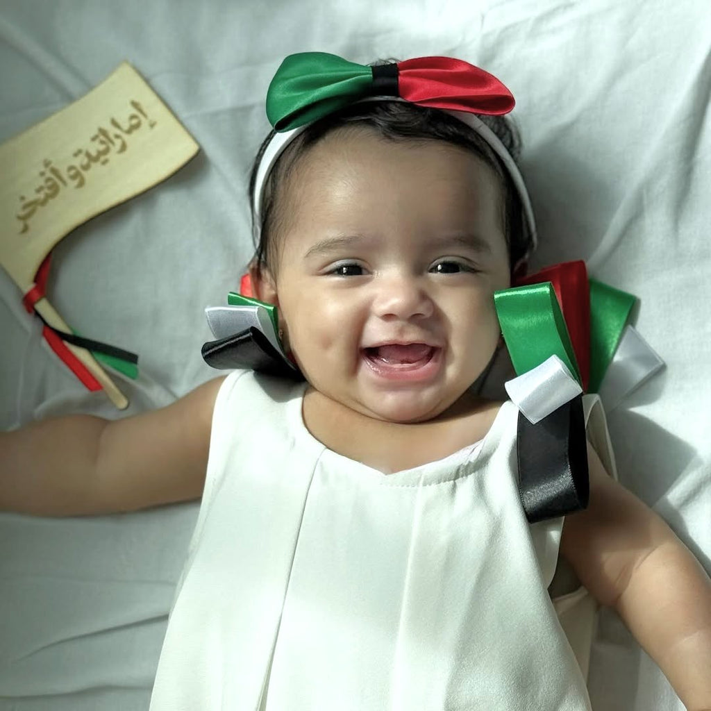UAE National Day Little Emirati Baby Girl Dress – First Celebration Outfit