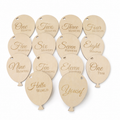 Baby Milestone Cards – Balloon Design