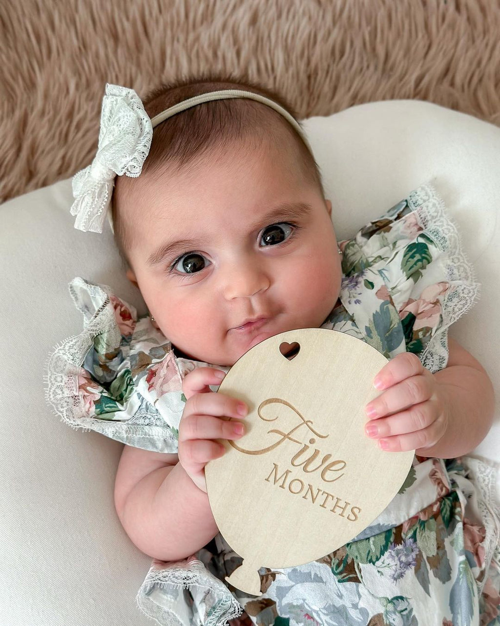 Baby Milestone Cards – Balloon Design