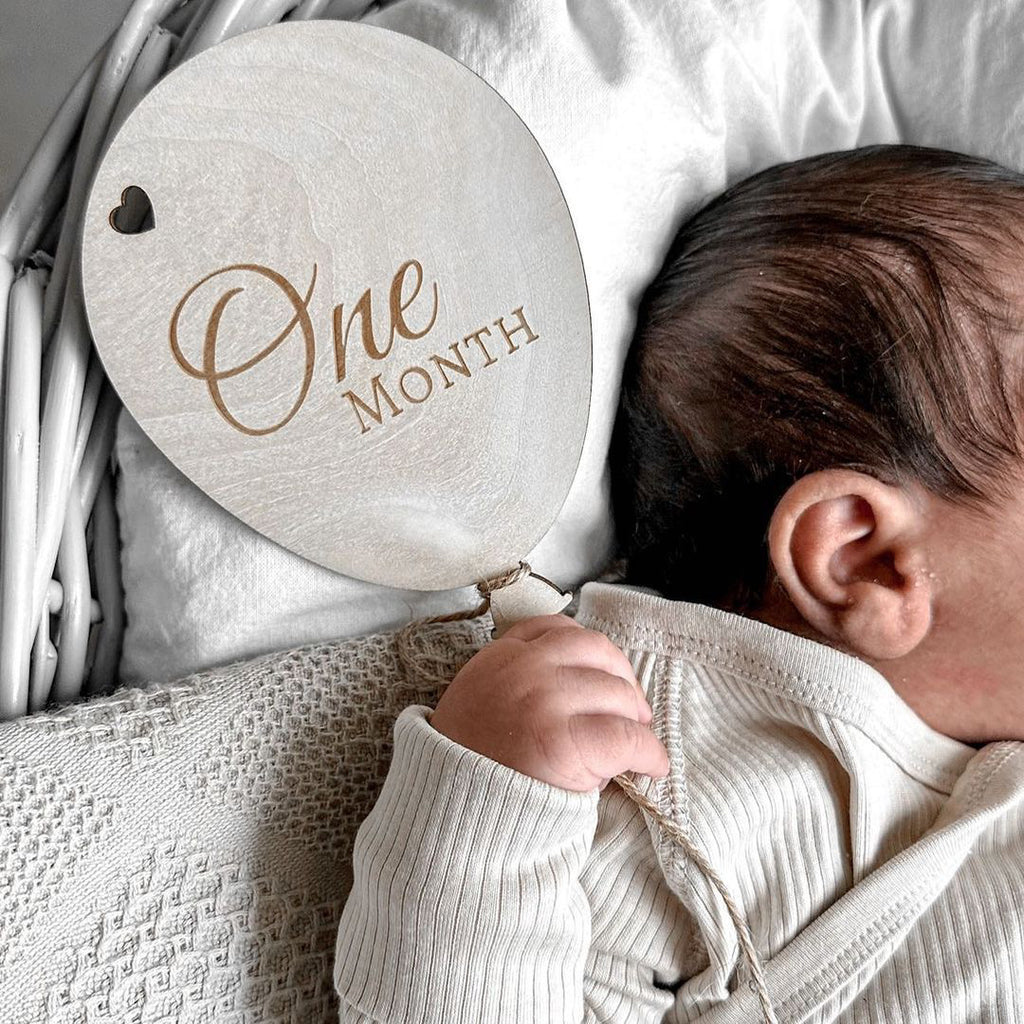Baby Milestone Cards – Balloon Design