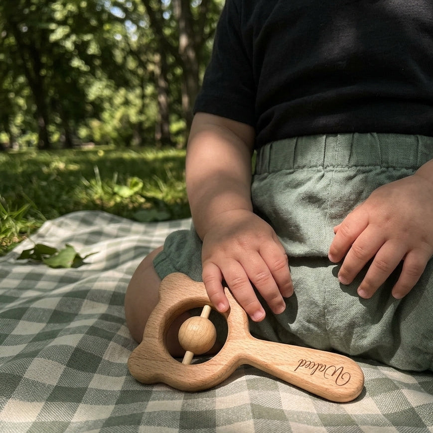 bear rattle wood 