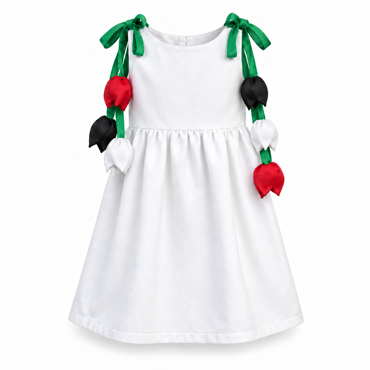 UAE National Day Tulip Charm Dress – Hanging Tulip Celebration Outfit