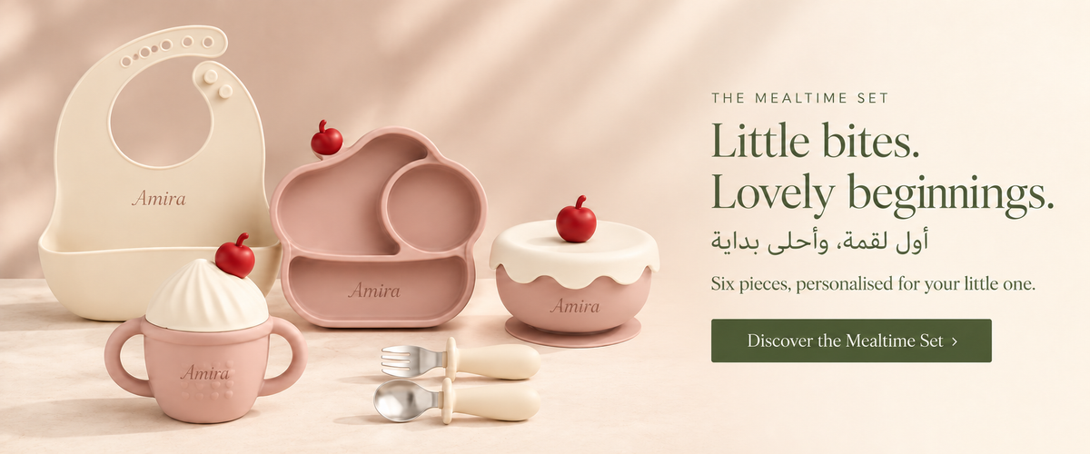 Discover the Mealtime Set — Little bites. Lovely beginnings.