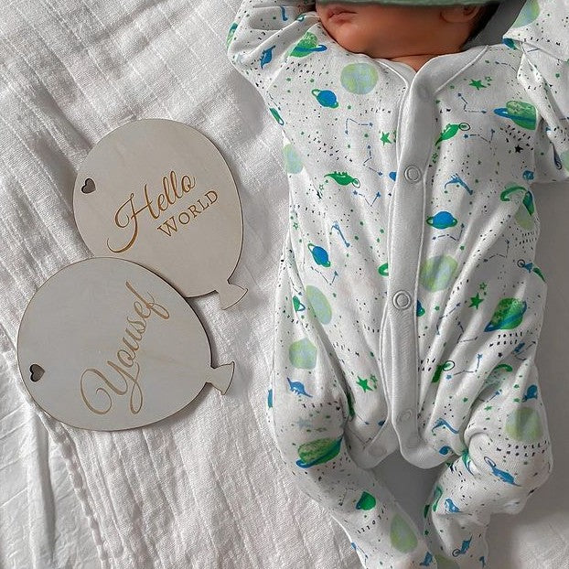 Baby Milestone Cards – Balloon Design