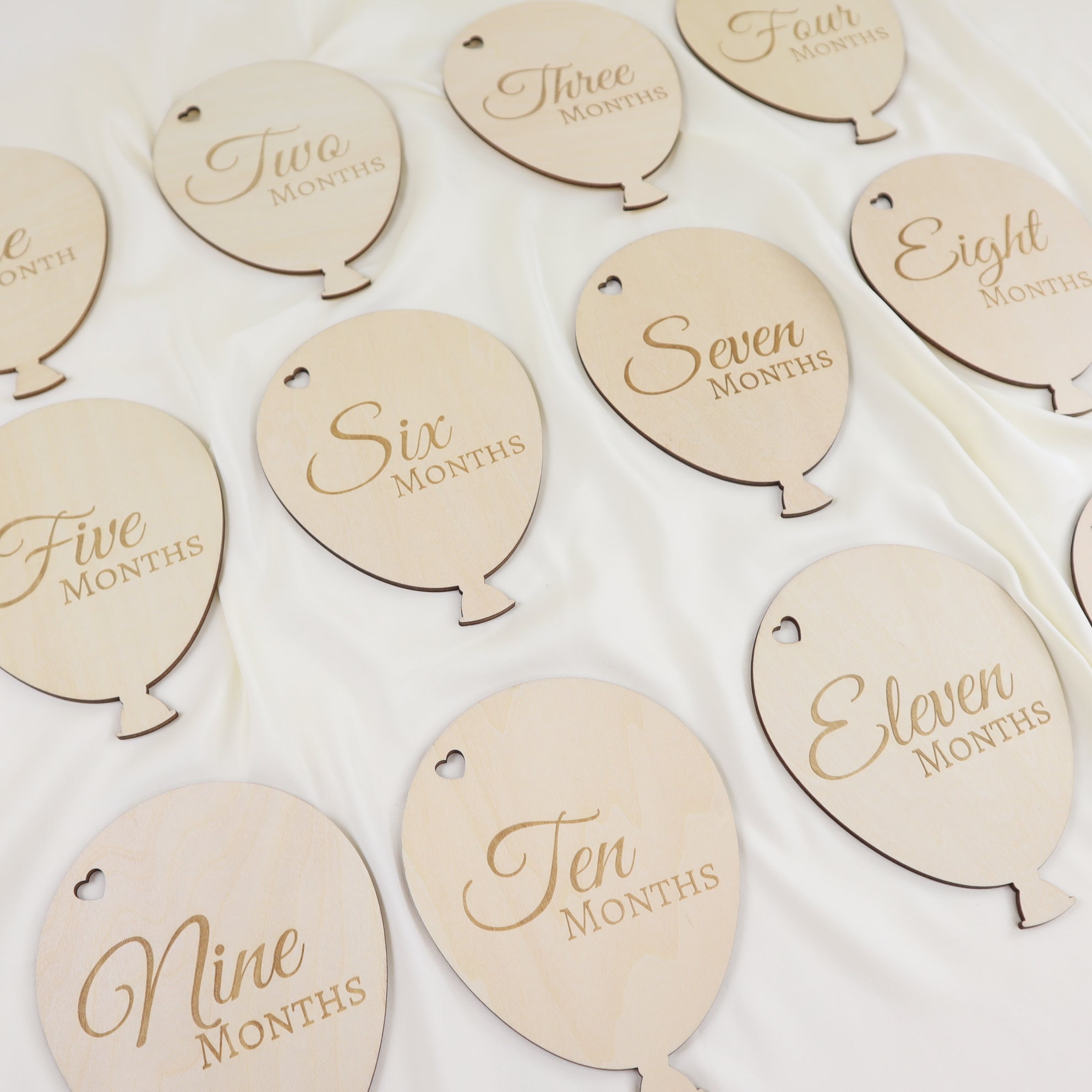Baby Milestone Cards – Balloon Design