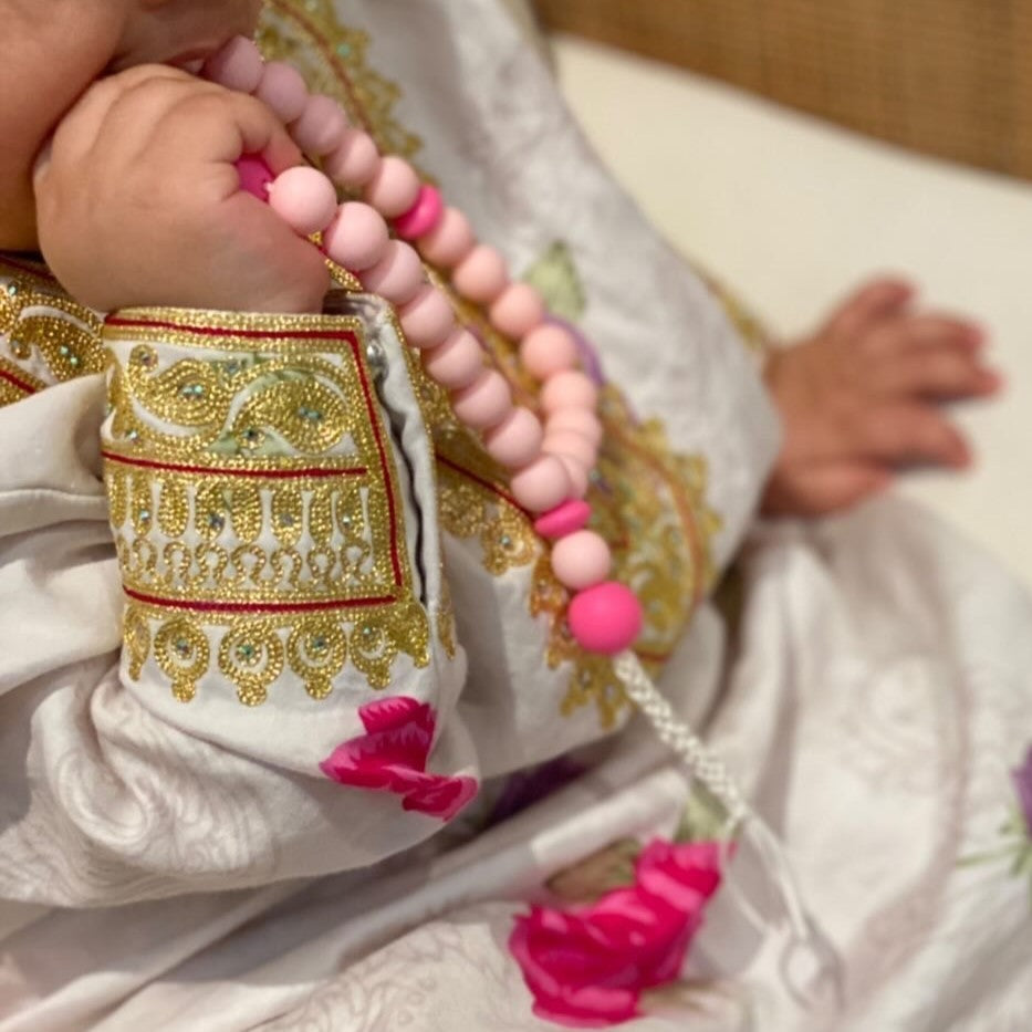 Classic Silicone Misbah – Baby Prayer Beads Teether