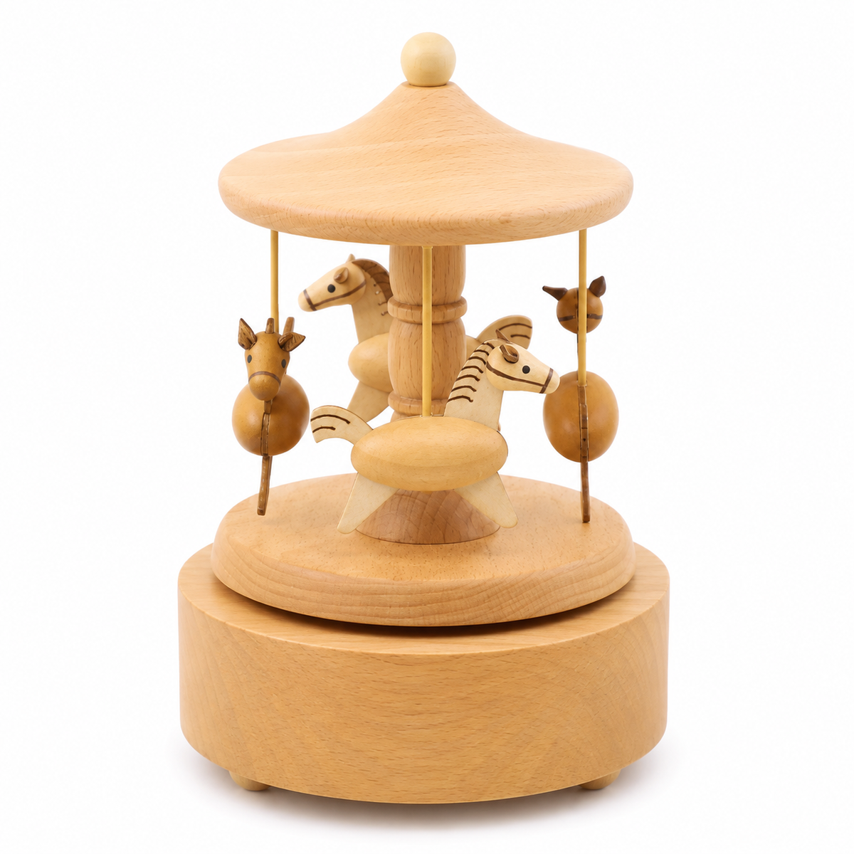 Personalized Baby Music Carousel – Engraved Music Box