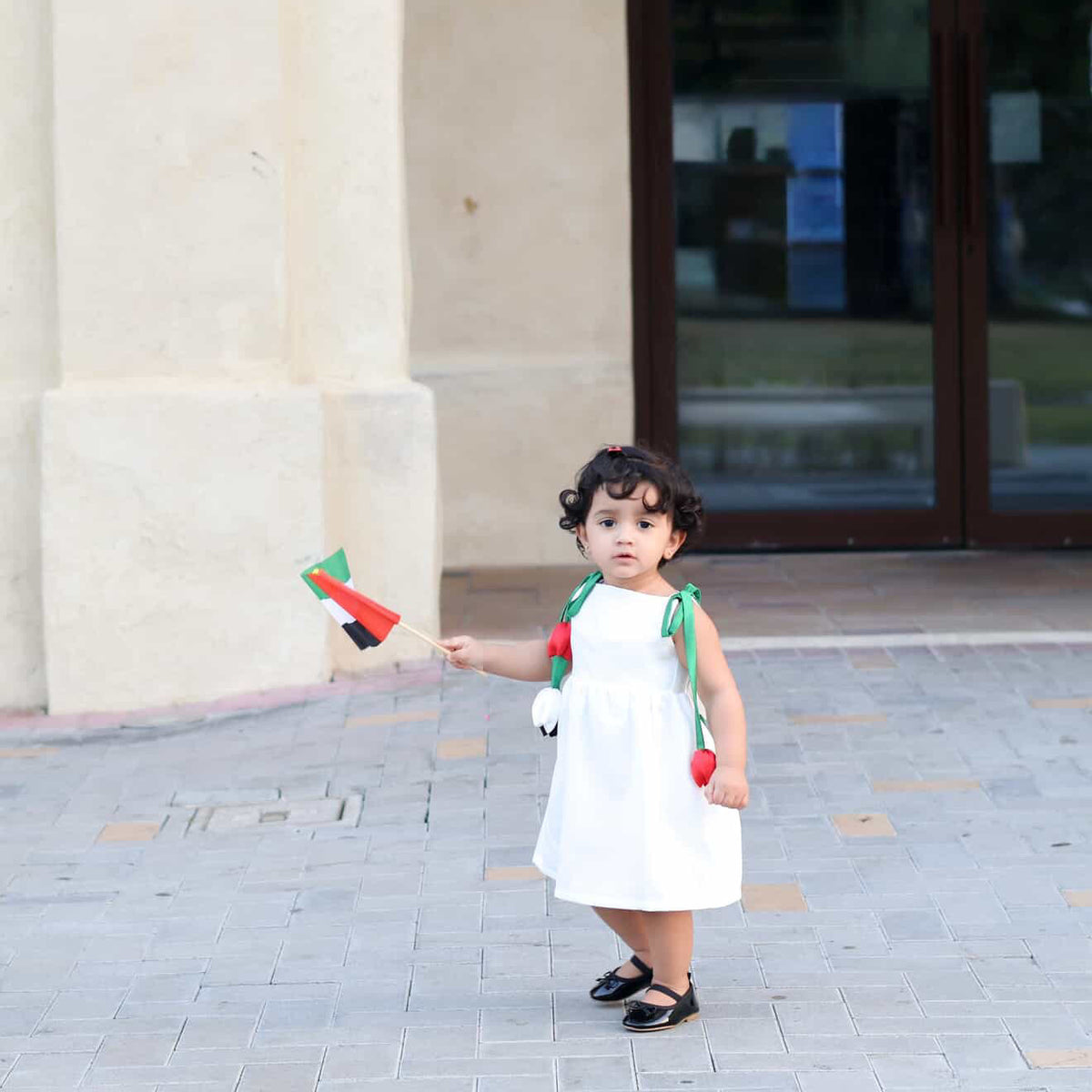 UAE National Day Tulip Charm Dress – Hanging Tulip Celebration Outfit